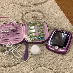 Kids LeapPad with Case, Headphone, Cover, & Games